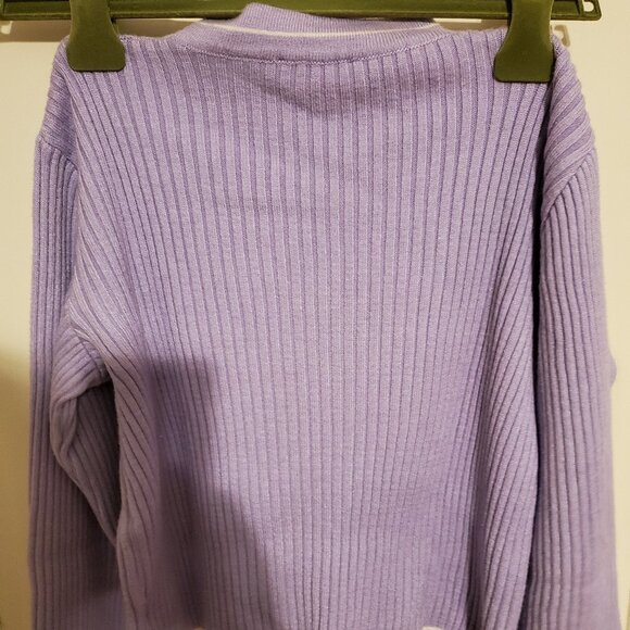 MSGM SWEATER PURPLE FOR GIRLS Size 12 - Picture 4 of 7